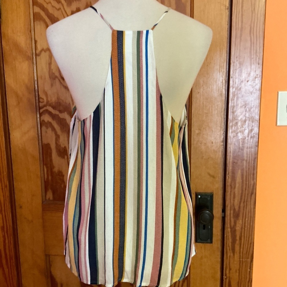 Style Rack Rainbow Striped Racer Back Tank top - Picture 11 of 11